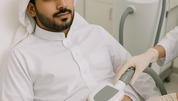 كيف تتراكم الدهون في الجسم؟ ولماذا تظهر «المنطقة العنيدة» — دليل مبسّط مع خيارات النحت غير الجراحي
