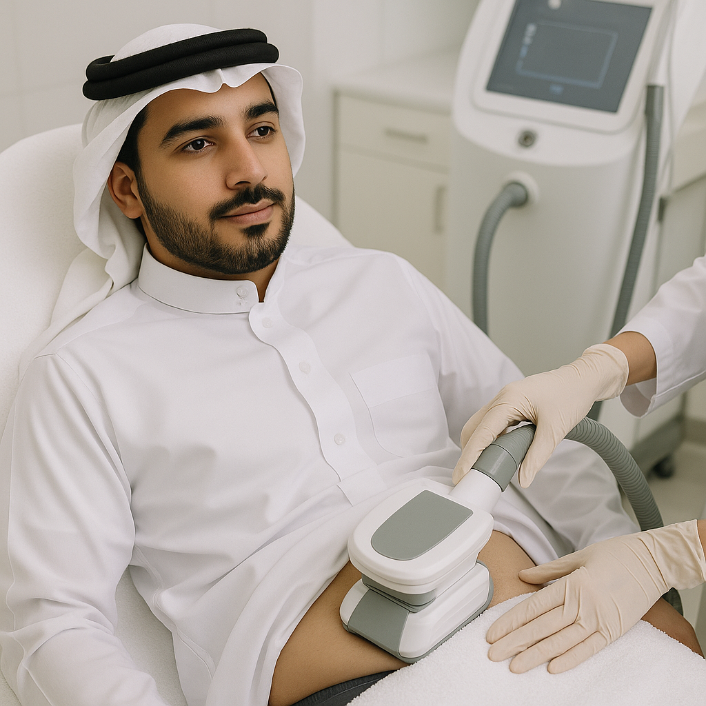 كيف تتراكم الدهون في الجسم؟ ولماذا تظهر «المنطقة العنيدة» — دليل مبسّط مع خيارات النحت غير الجراحي