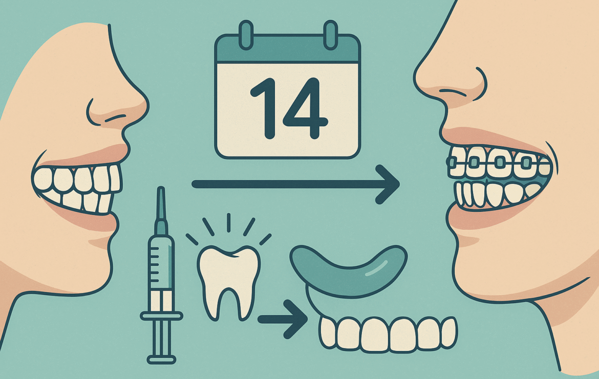 تبييض الأسنان قبل البدء بتقويم الأسنان: متى ولماذا؟