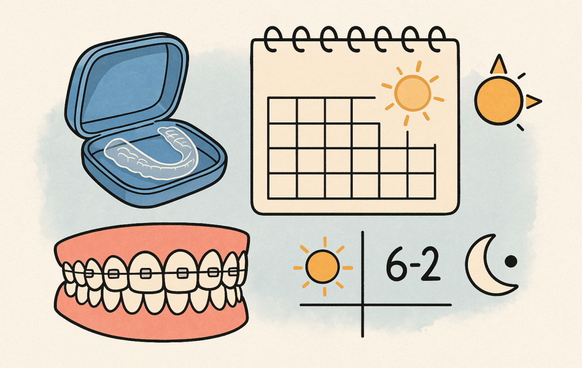 مدة لبس المثبّتات بعد فكّ التقويم: الدليل العملي للحفاظ على ابتسامتك