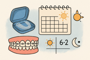مدة لبس المثبّتات بعد فكّ التقويم: الدليل العملي للحفاظ على ابتسامتك