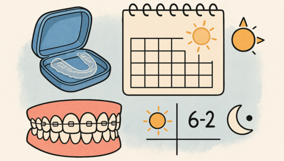 مدة لبس المثبّتات بعد فكّ التقويم: الدليل العملي للحفاظ على ابتسامتك