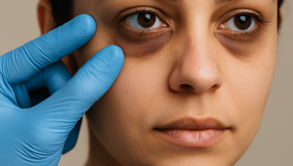 **ما هو علاج الهالات الغامقة حول العين؟