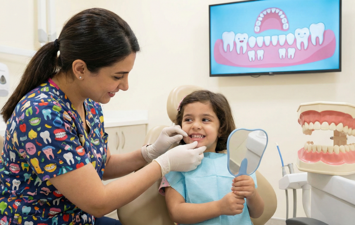 الأسنان اللبنية: لماذا يعتبر حشوها ضرورياً ولا يجب إهماله؟ دليل العناية المتكامل من واحة الابتسامة