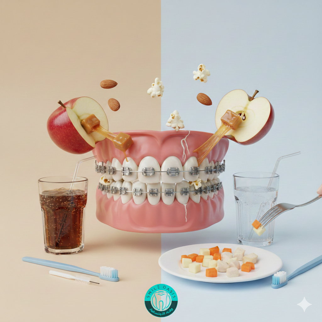 دليل الابتسامة المثالية: ما هي الأطعمة التي يجب تجنبها أثناء تقويم الأسنان؟